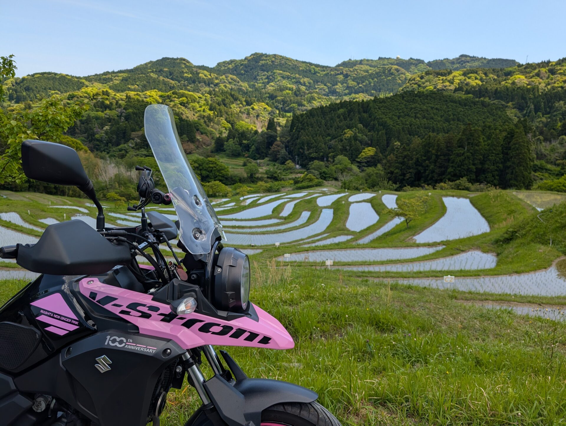春の大山千枚田ツーリング